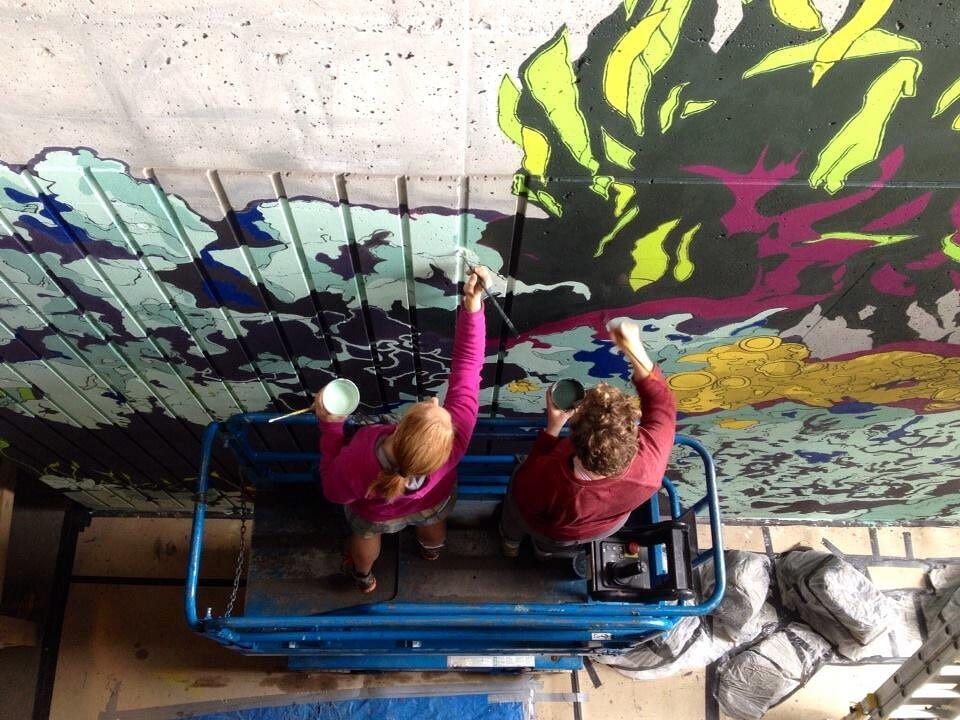 2015 Campus Mural - Design by Angela Mele