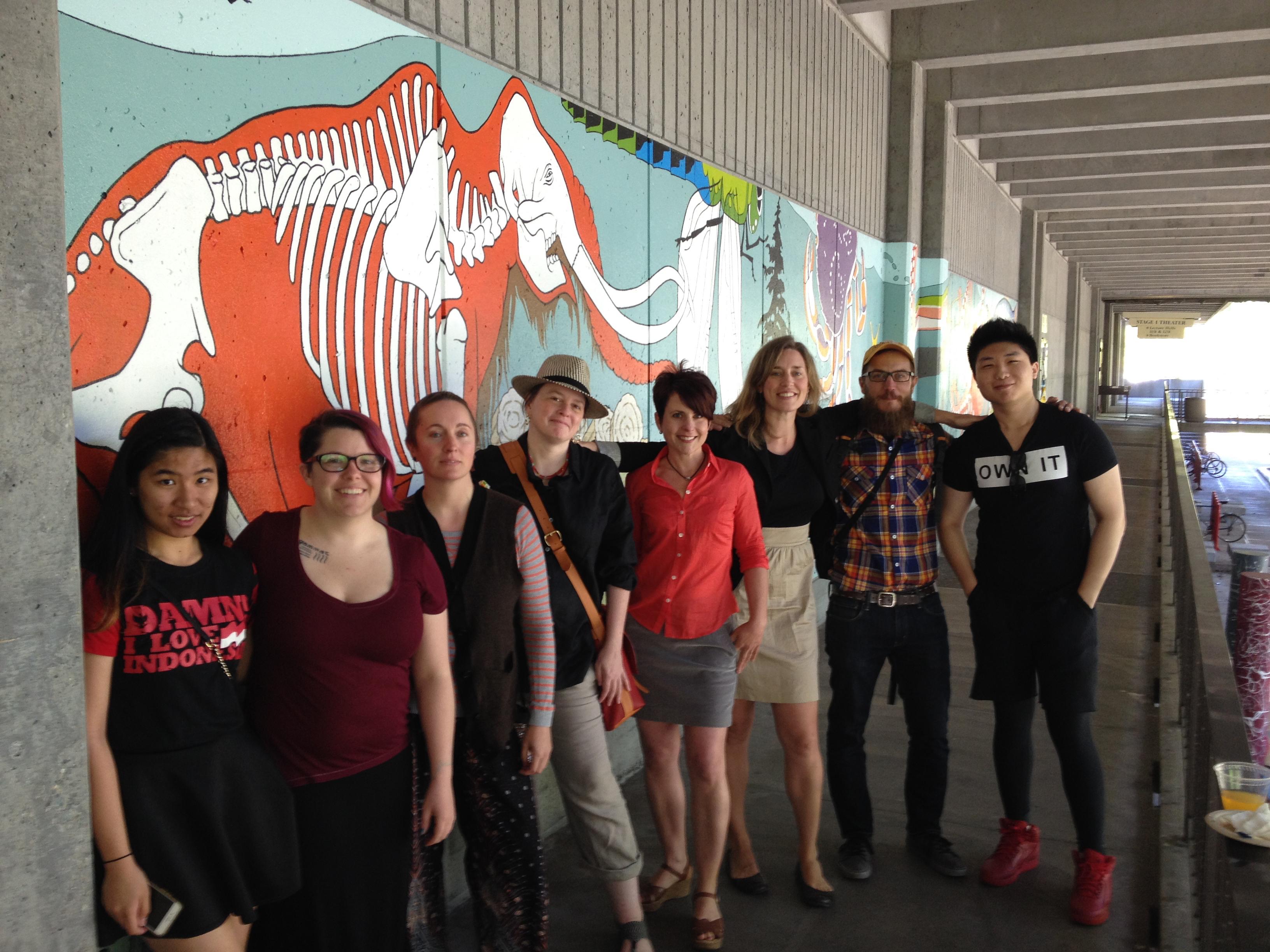 2015 class mural - design by Justin Gibbens