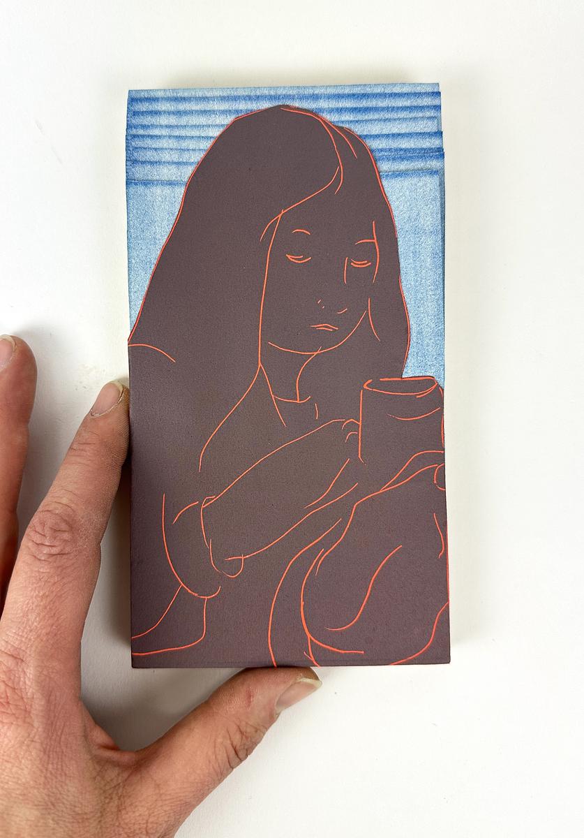 Inez on the Ocean (hand view)